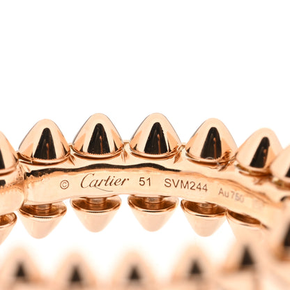 Cartier 18K Pink Gold SM Clash De Cartier Ring 51 5.75 3 of 4