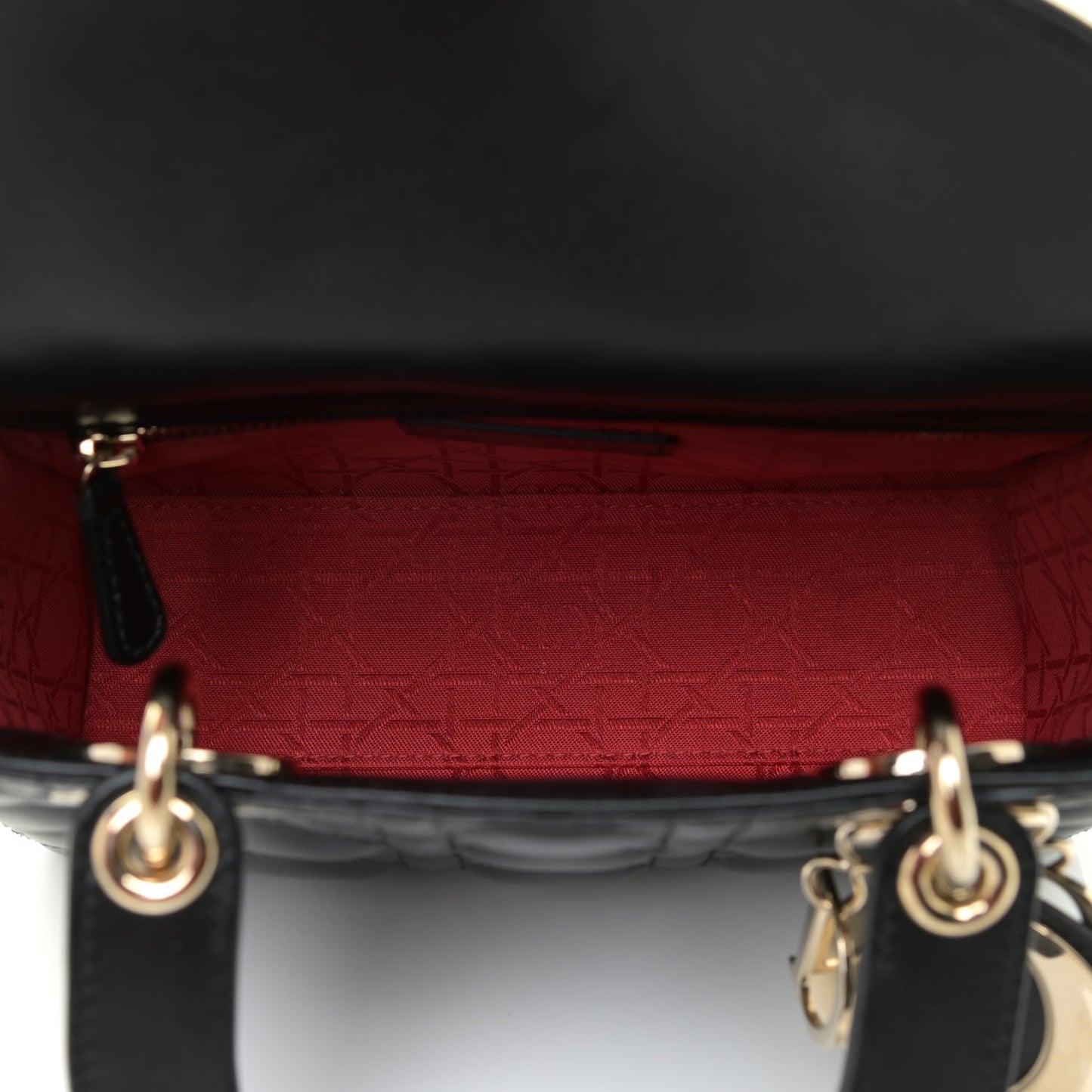 Lambskin Cannage Small My ABCDior Lady Dior Black