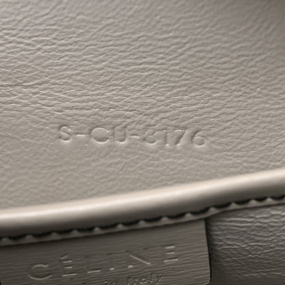 Celine Satin Calfskin Nano Debossed Luggage White 7 of 13