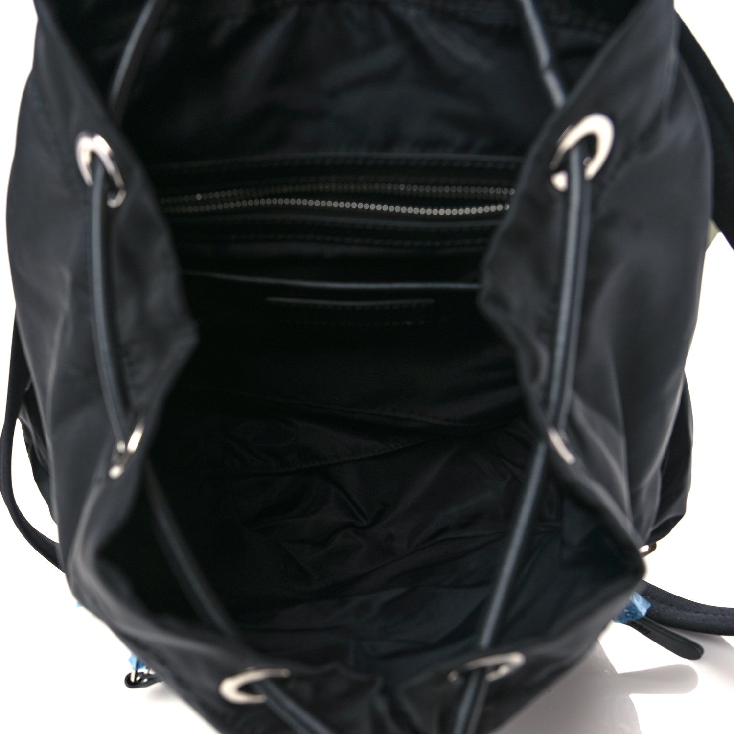 Burberry Nylon Logo Print Medium Rucksack Backpack Black 5 of 5