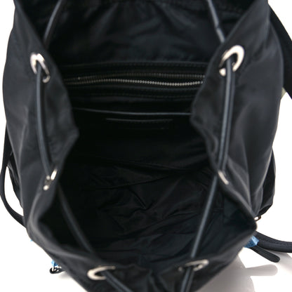 Burberry Nylon Logo Print Medium Rucksack Backpack Black 5 of 5