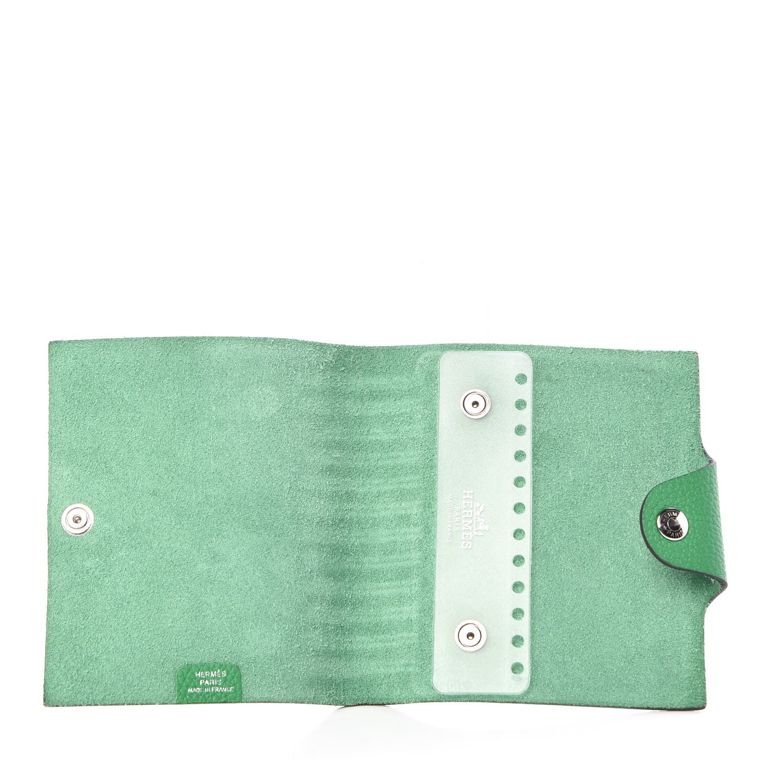 Hermes Taurillon Clemence Ulysse Mini Notebook Bambou 5 of 9