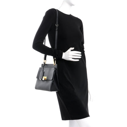 Balenciaga Calfskin Le Dix Cartable S Bag Black 3 of 27