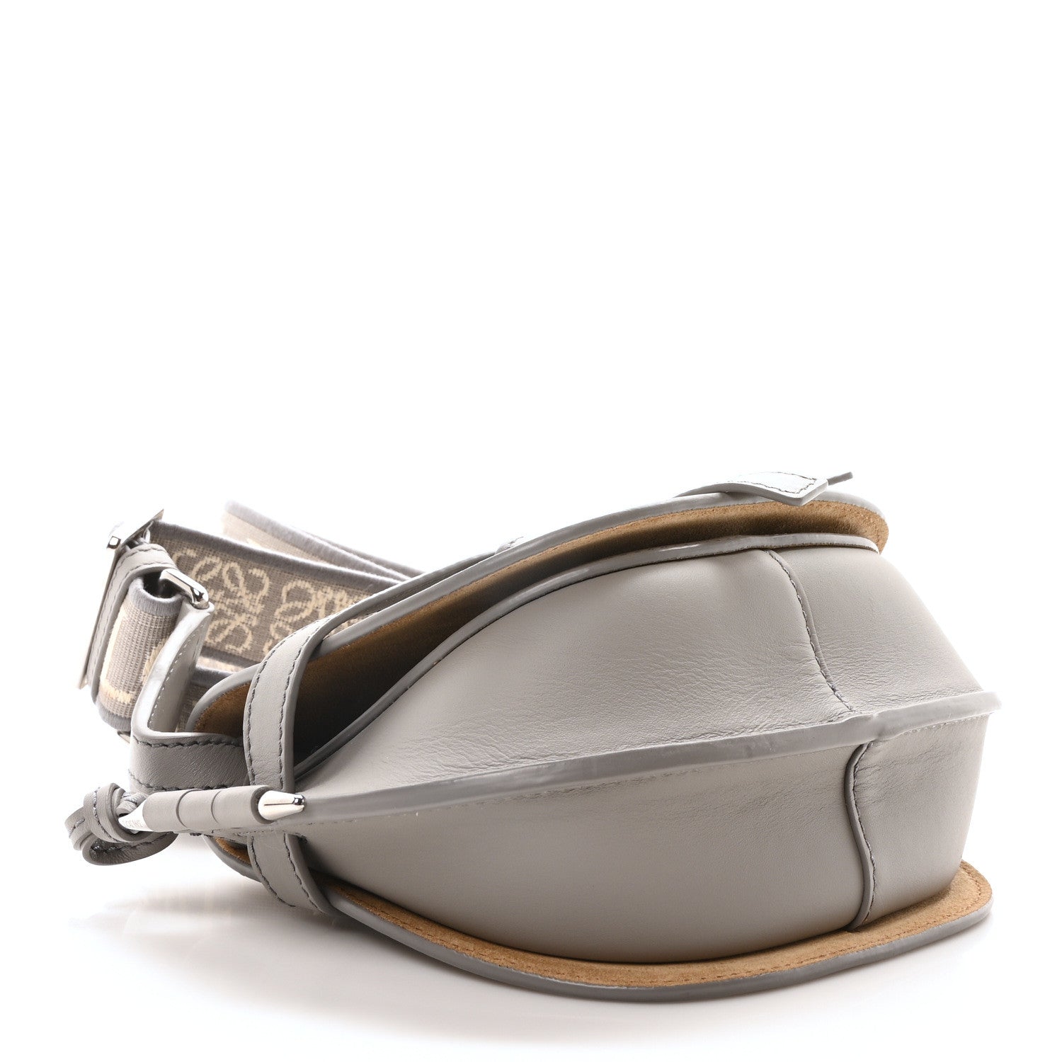 Loewe Calfskin Jacquard Mini Gate Dual Bag Ash Grey 4 of 9