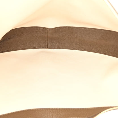 Khaite Canvas Calfskin August Hobo Cream 5 of 10