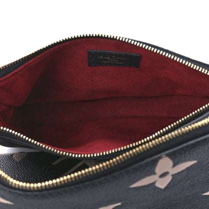 Louis Vuitton Empreinte Monogram Giant Multi Pochette Accessories Black Beige 6 of 10