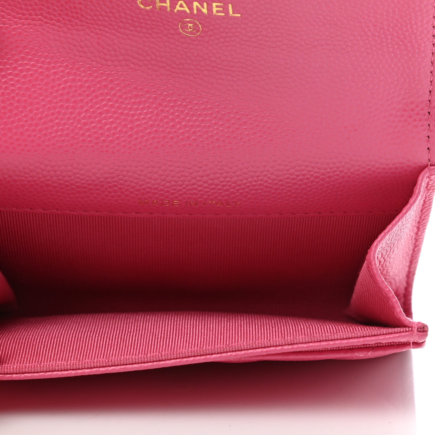 Chanel Caviar Quilted Flap Card Holder Wallet Pink 5 of 8