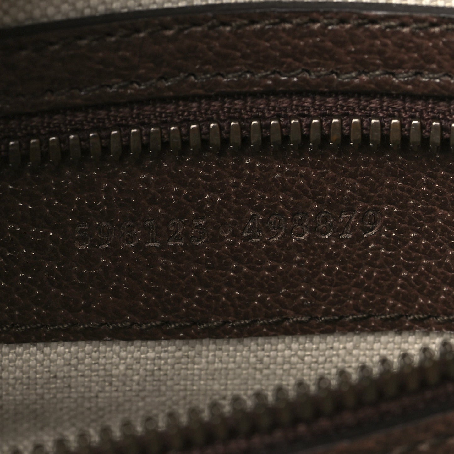 GG Supreme Monogram Web Small Ophidia Half Moon Hobo Brown