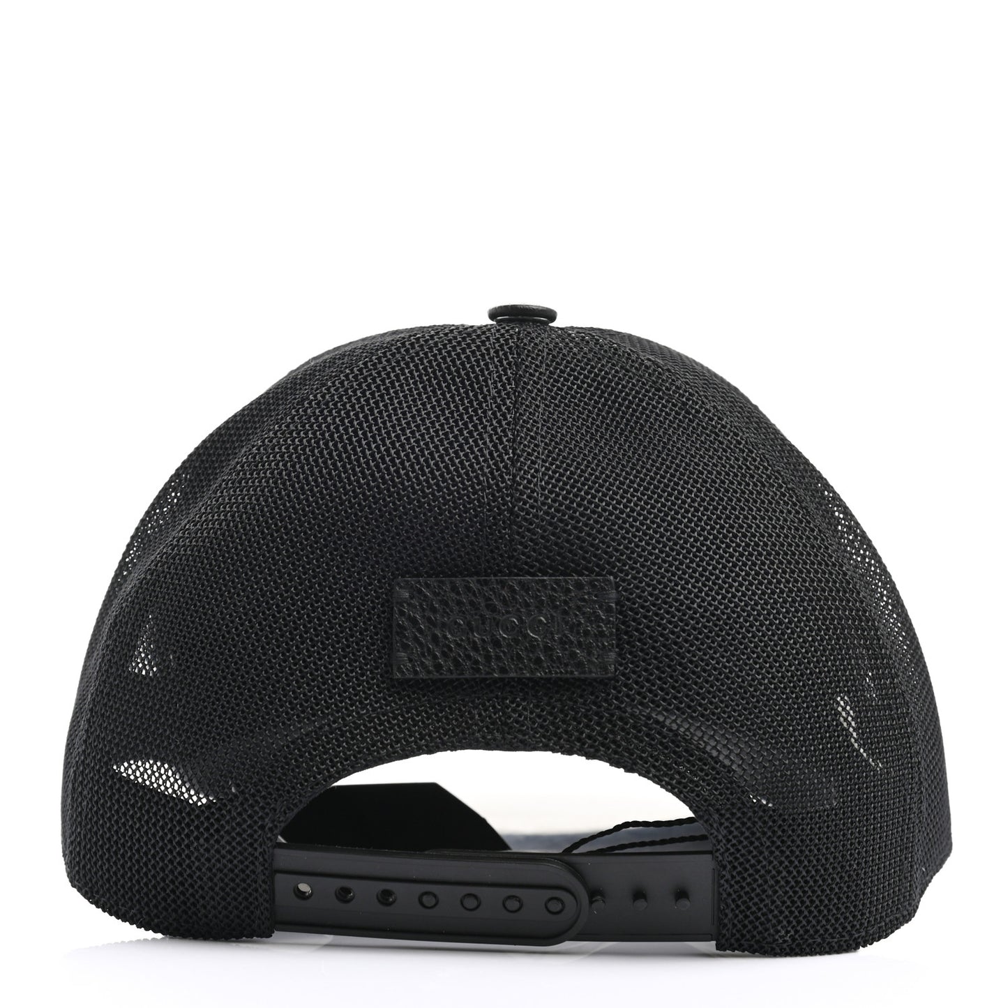 Nylon Monogram Baseball Hat M Black