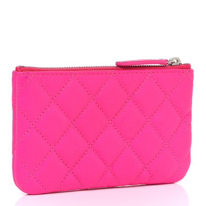 Chanel Goatskin Quilted Small Reissue Cosmetic Case Pink 3 of 8