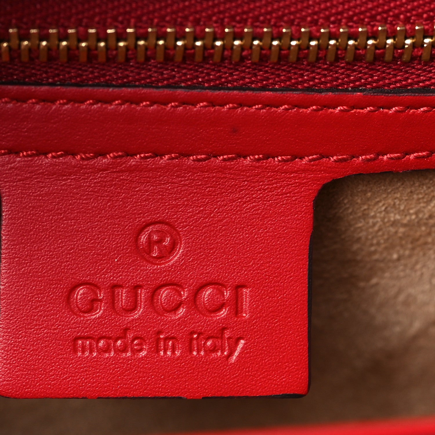 Gucci Calfskin Small Sylvie Shoulder Bag Hibiscus Red 6 of 10
