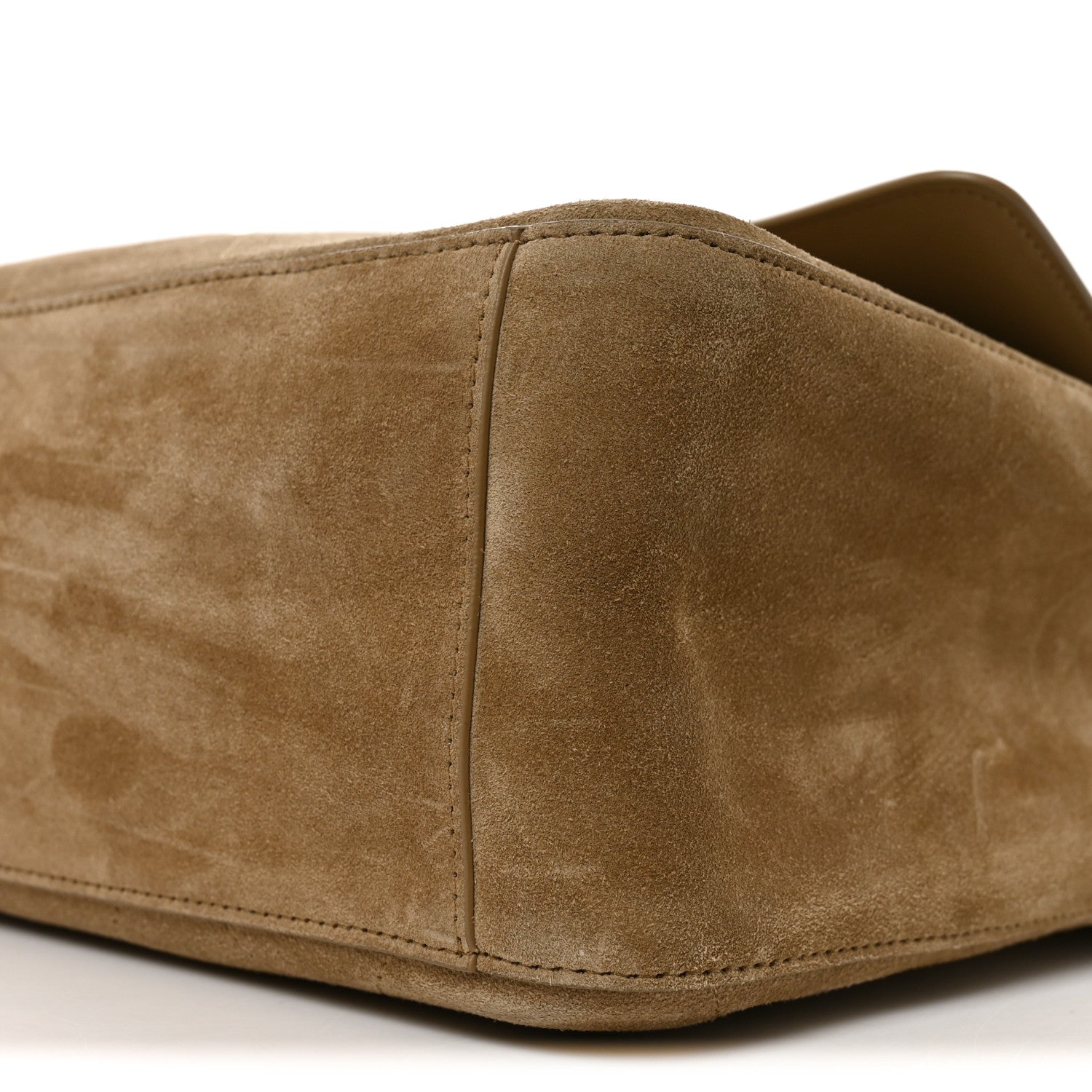 Chanel Suede Calfskin Souplissimo Maxi Flap Dark Beige 10 of 10