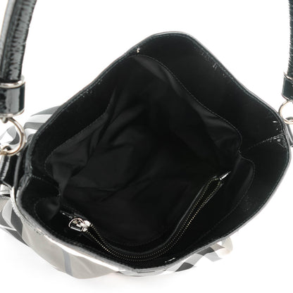 Burberry Nylon Beat Check Hobo Black 5 of 8