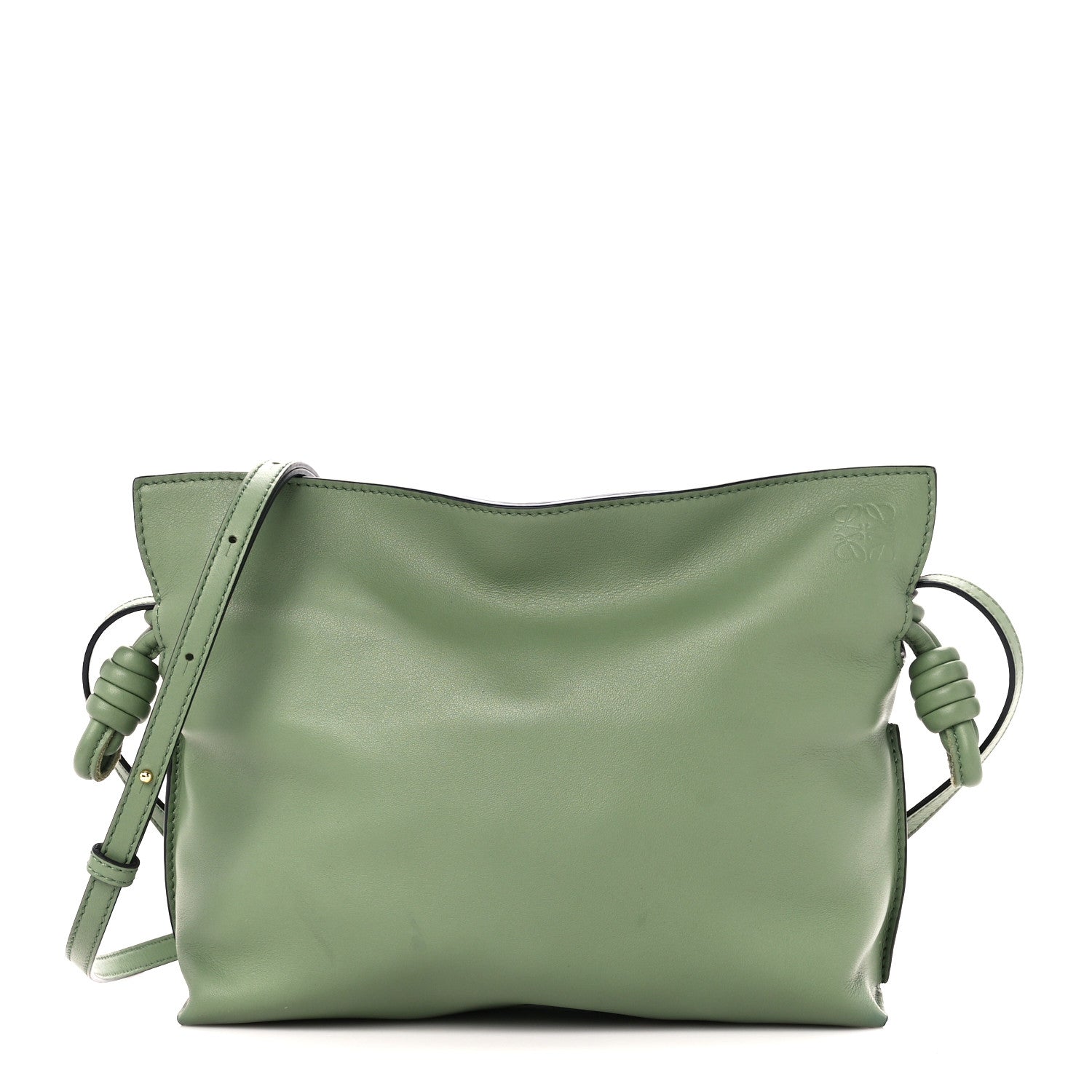 Loewe Calfskin Mini Flamenco Knot Clutch Rosemary 1 of 11