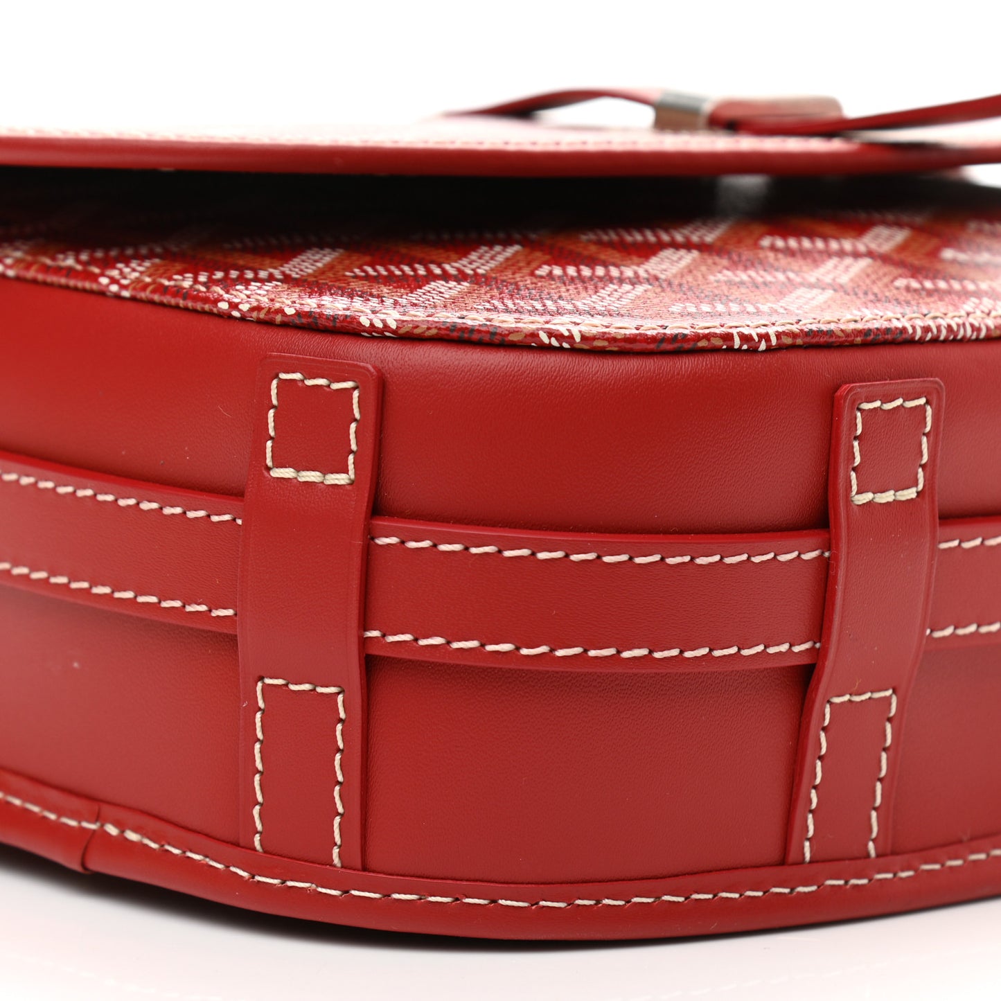 Goyardine Belvedere II PM Messenger Bag Red