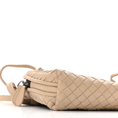 Bottega Veneta Nappa Intrecciato Nodini Crossbody Messenger Nude 7 of 9