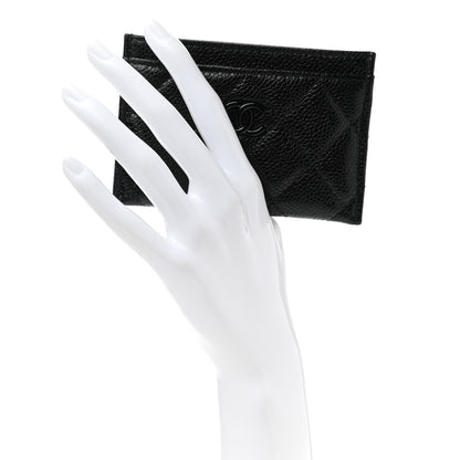 Chanel Caviar Quilted Incognito Card Holder Black 2 of 9