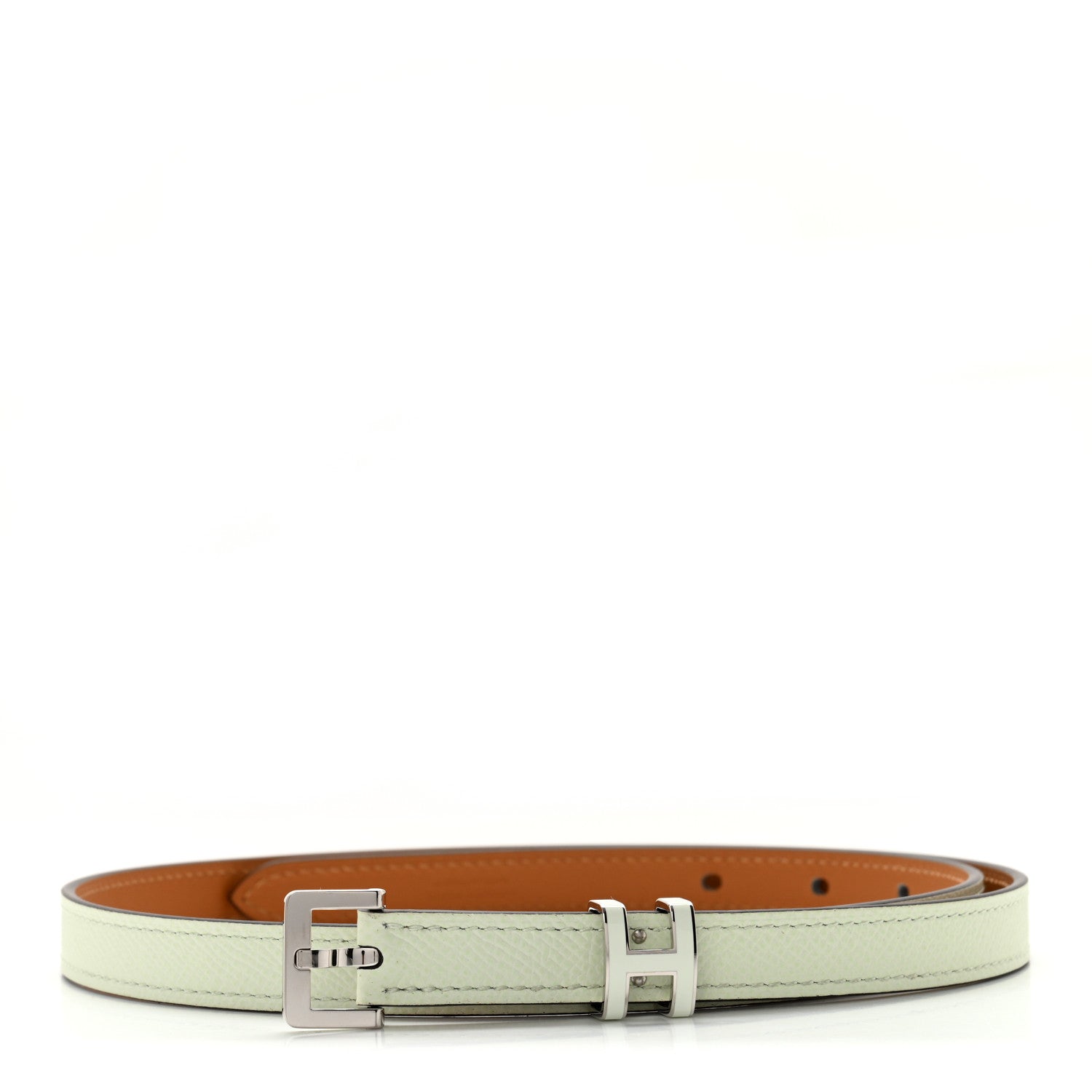 Hermes Epsom 15mm Pop H Belt 75 30 Vert Fizz 1 of 4