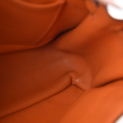 Hermes Swift Kelly Danse Belt Bag Orange 16 of 25