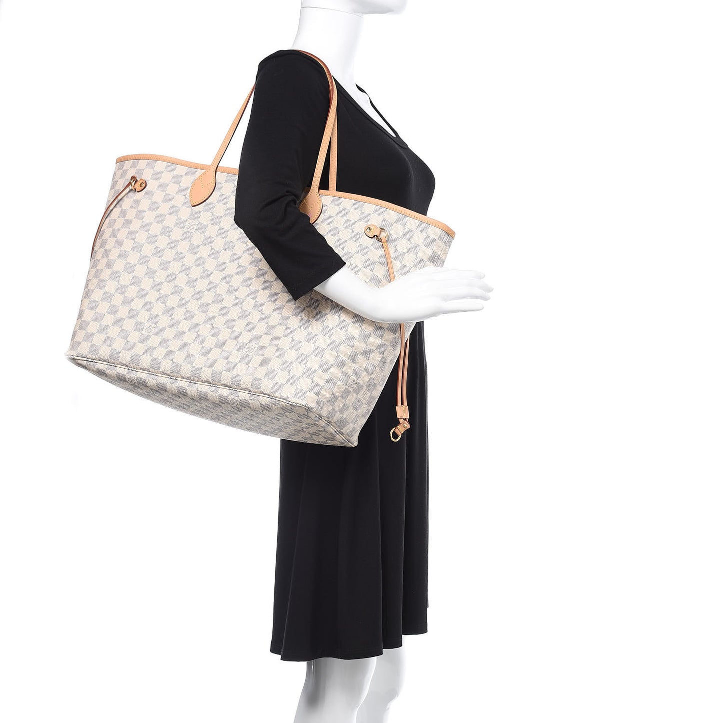 Damier Azur Neo Neverfull GM Rose Ballerine