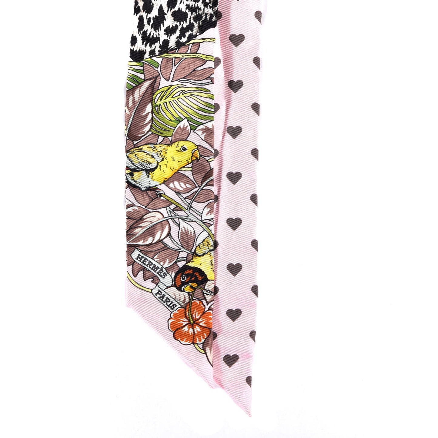 Silk Jungle Love Love Twilly Rose Pale Etoupe
