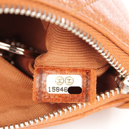 Chanel Caviar Quilted Key Holder Case Light Brown 7 of 7