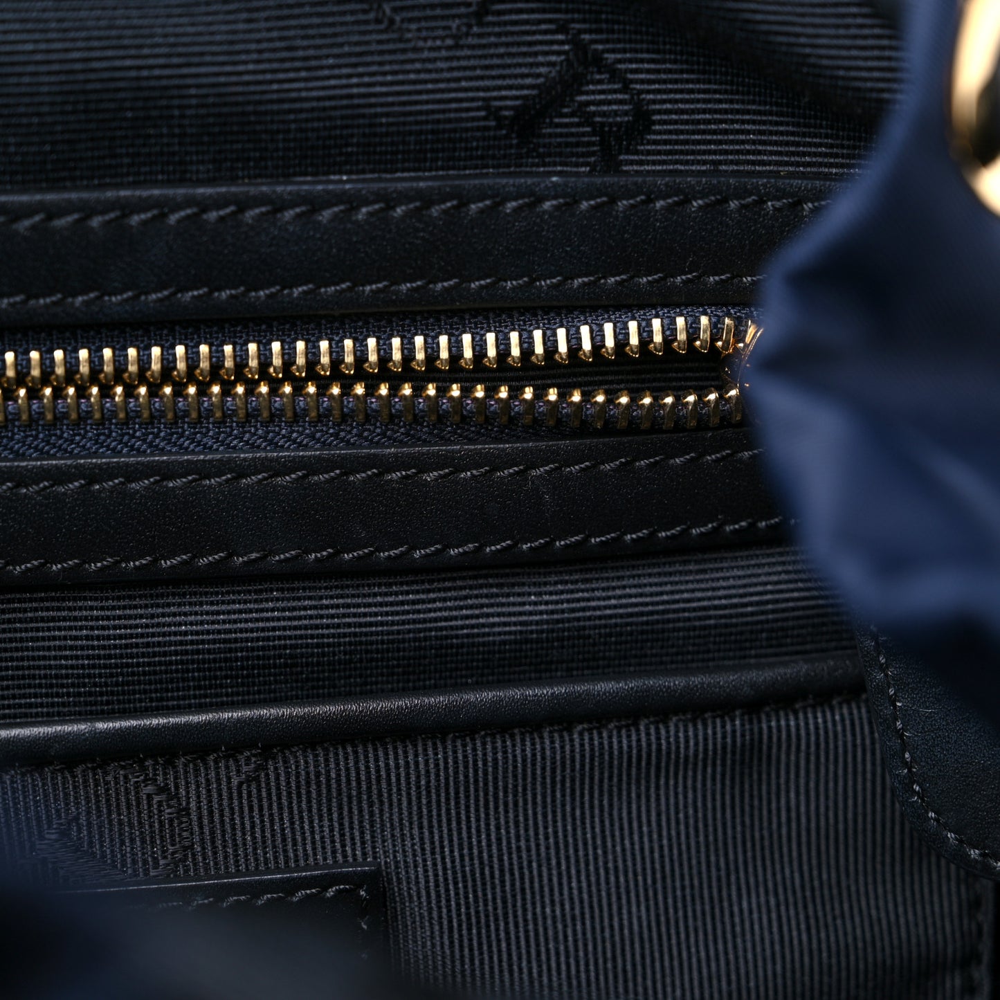 Nylon Medium Rucksack Backpack Ink Blue