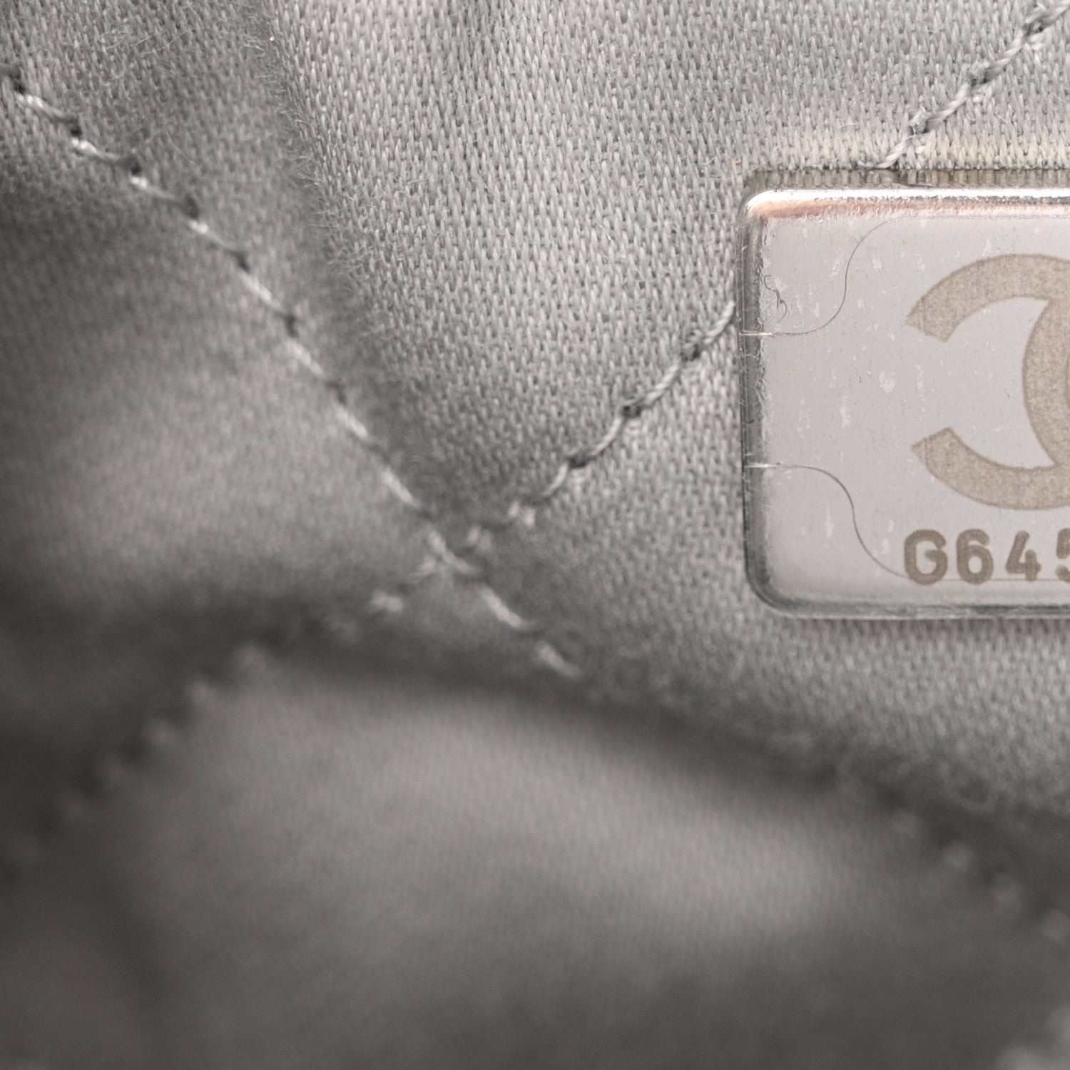 Chanel Metallic Lambskin Quilted Mini Chanel 22 Silvery 7 of 10