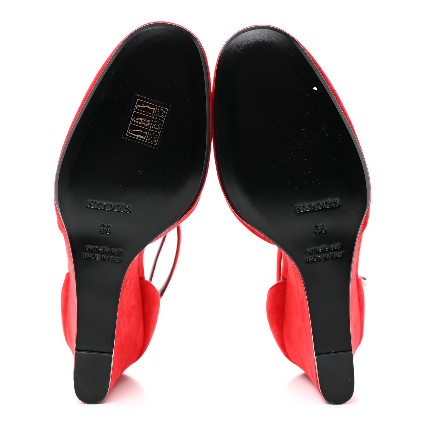 Suede Goatskin Lively Wedge Pumps 38 Piment