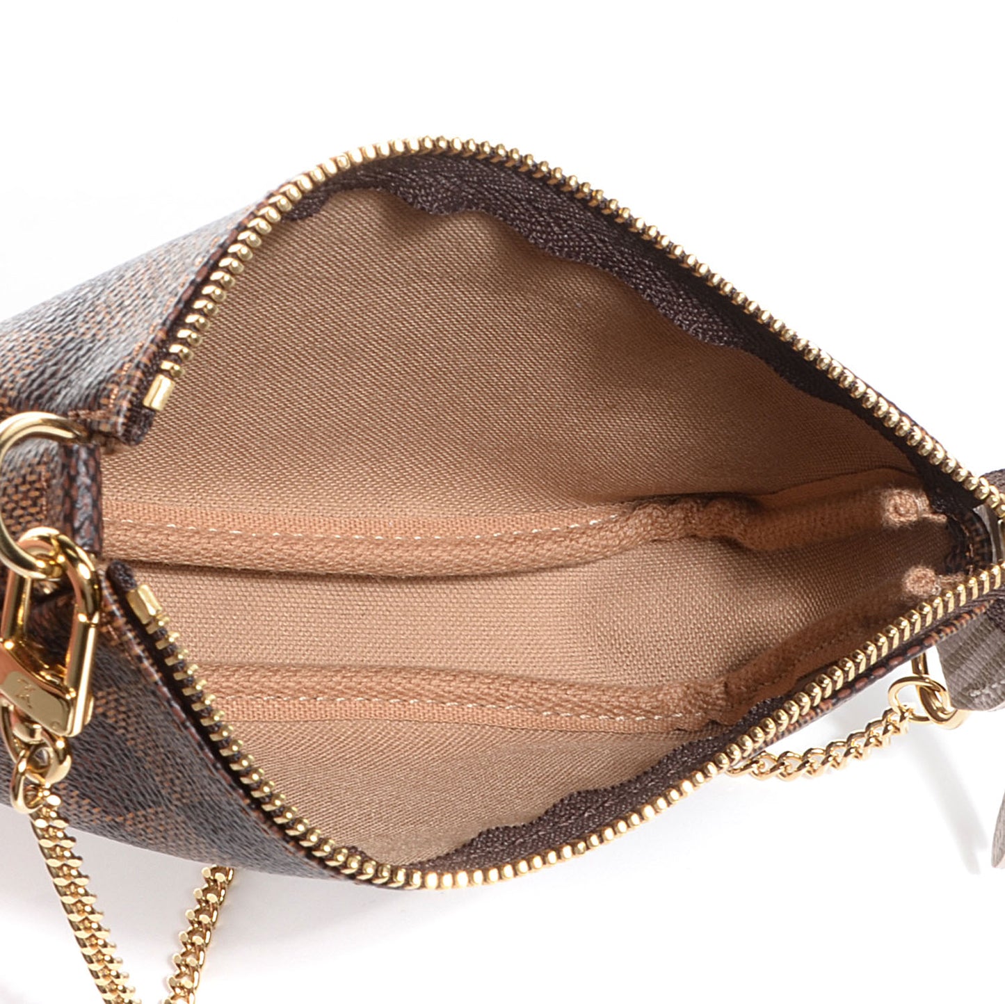 Damier Ebene Trunks and Locks Mini Pochette Accessories