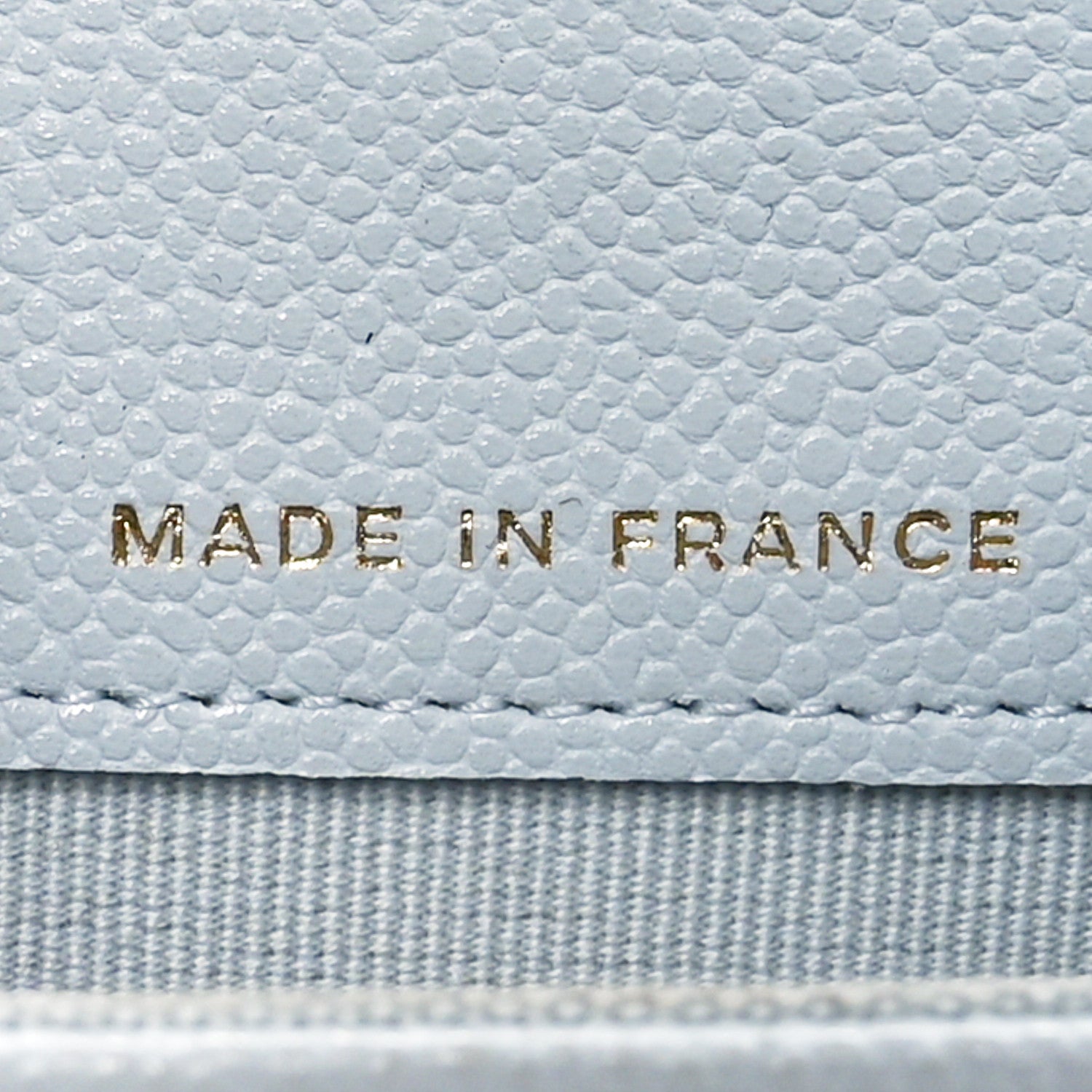 Chanel Caviar Quilted Flap Card Holder Wallet Light Blue 6 of 11