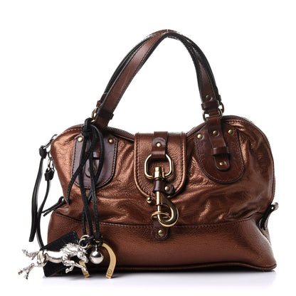 Chloe Metallic Calfskin Kerala Tote Bronze 1 of 10