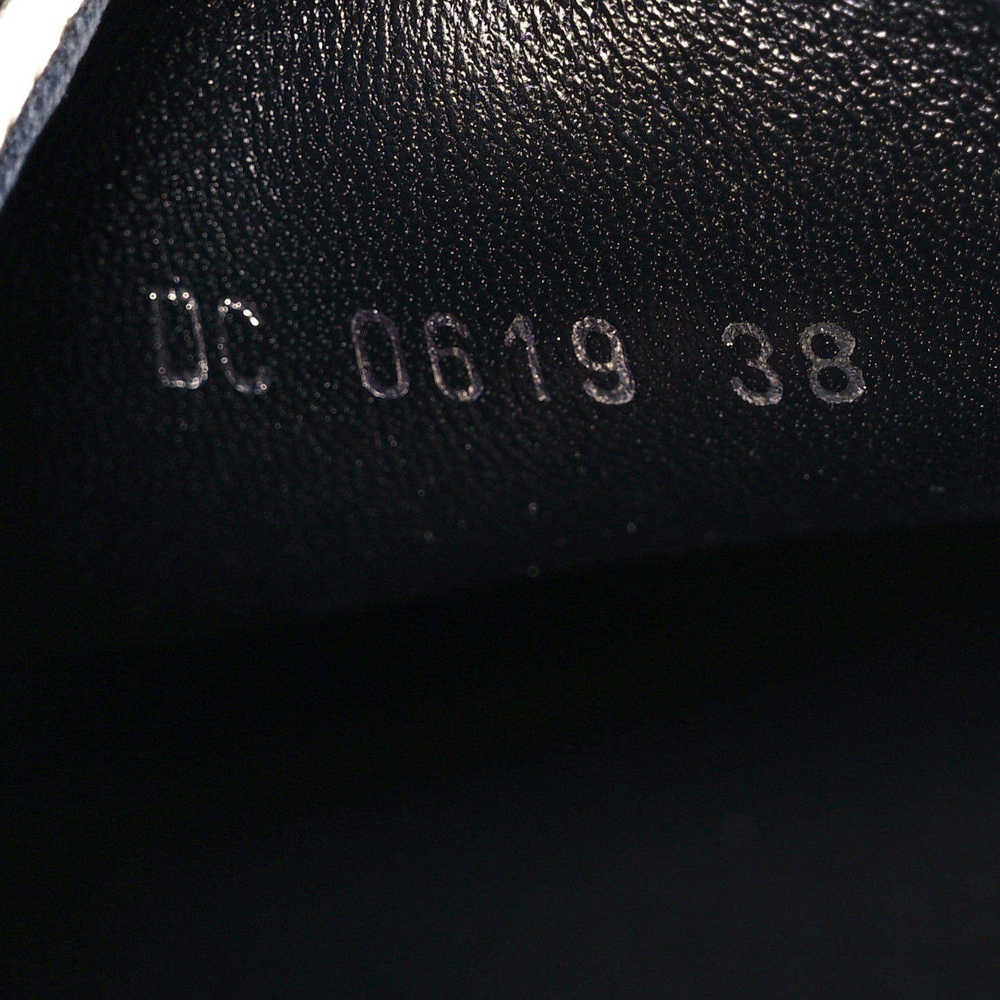 Canvas Walk'N'Dior Low Top Sneakers 38 Black
