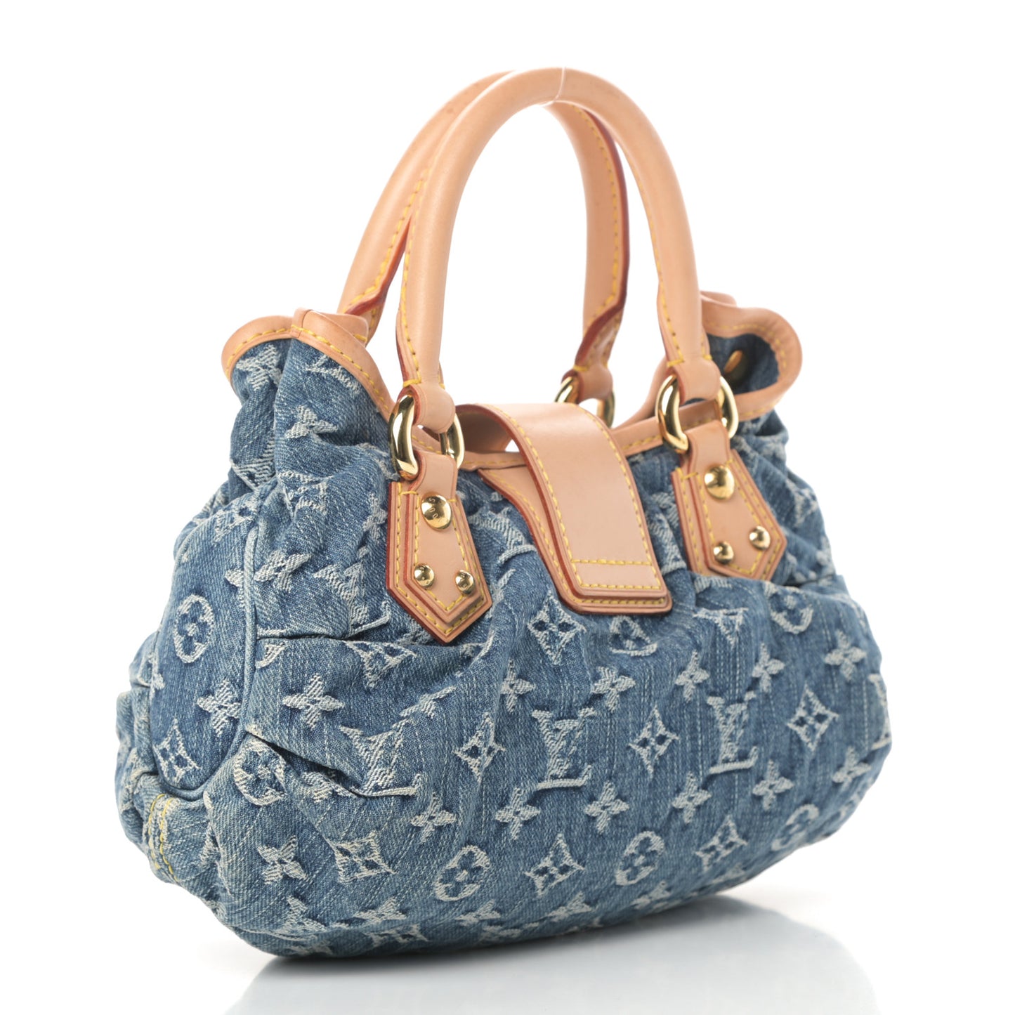 Monogram Denim Pleaty Blue