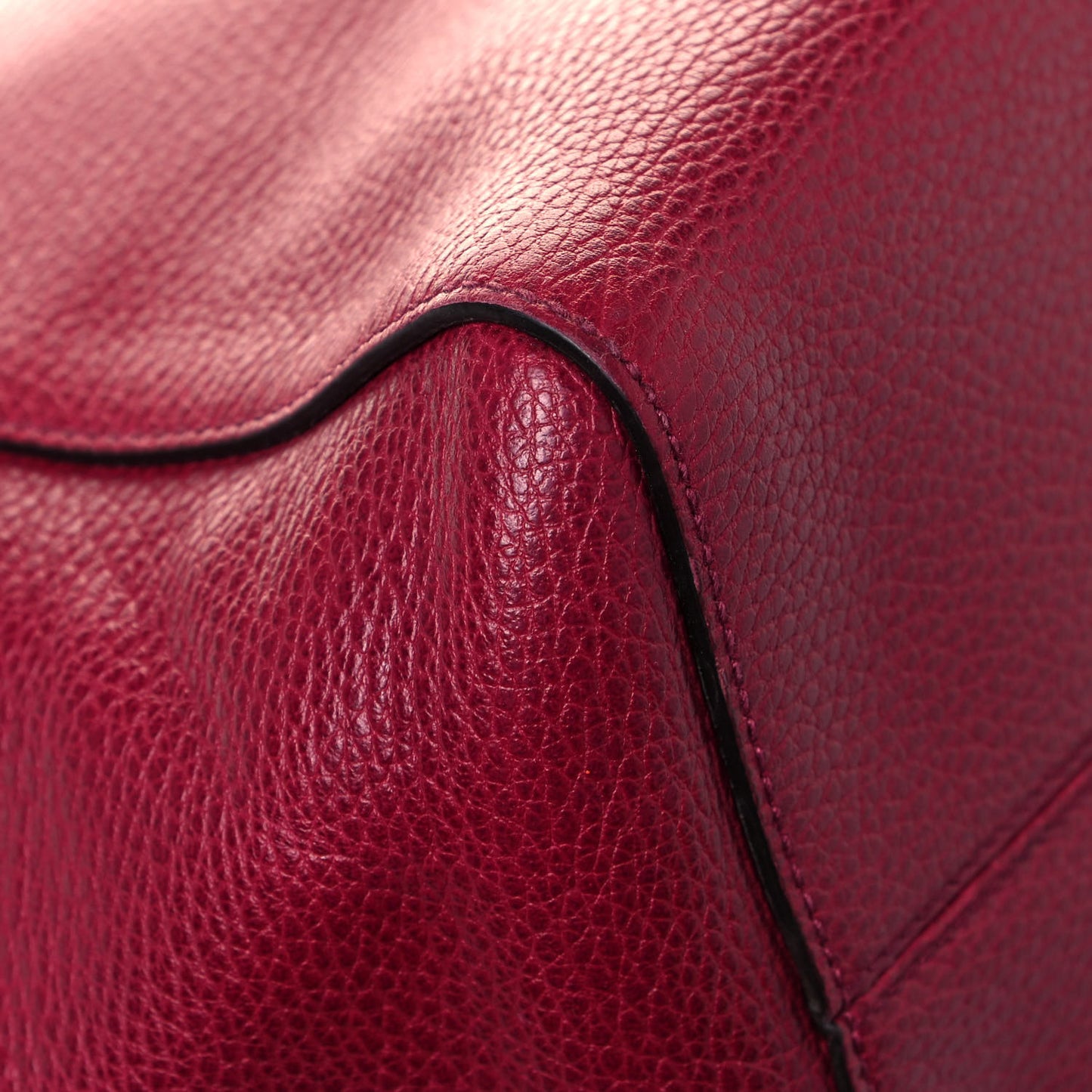 Dollar Calfskin Medium Swing Tote Raspberry Sorbet