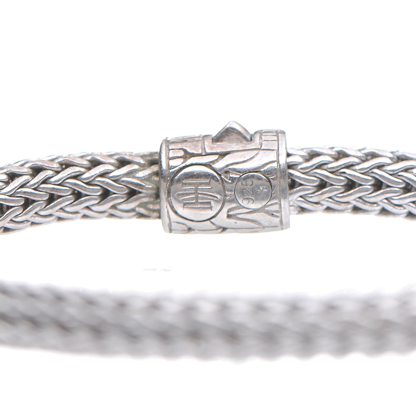 Sterling Silver Diamond Classic Chain Bracelet M