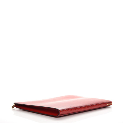 Louis Vuitton Epi Poche Documents Portfolio Case 39 Rouge 4 of 10