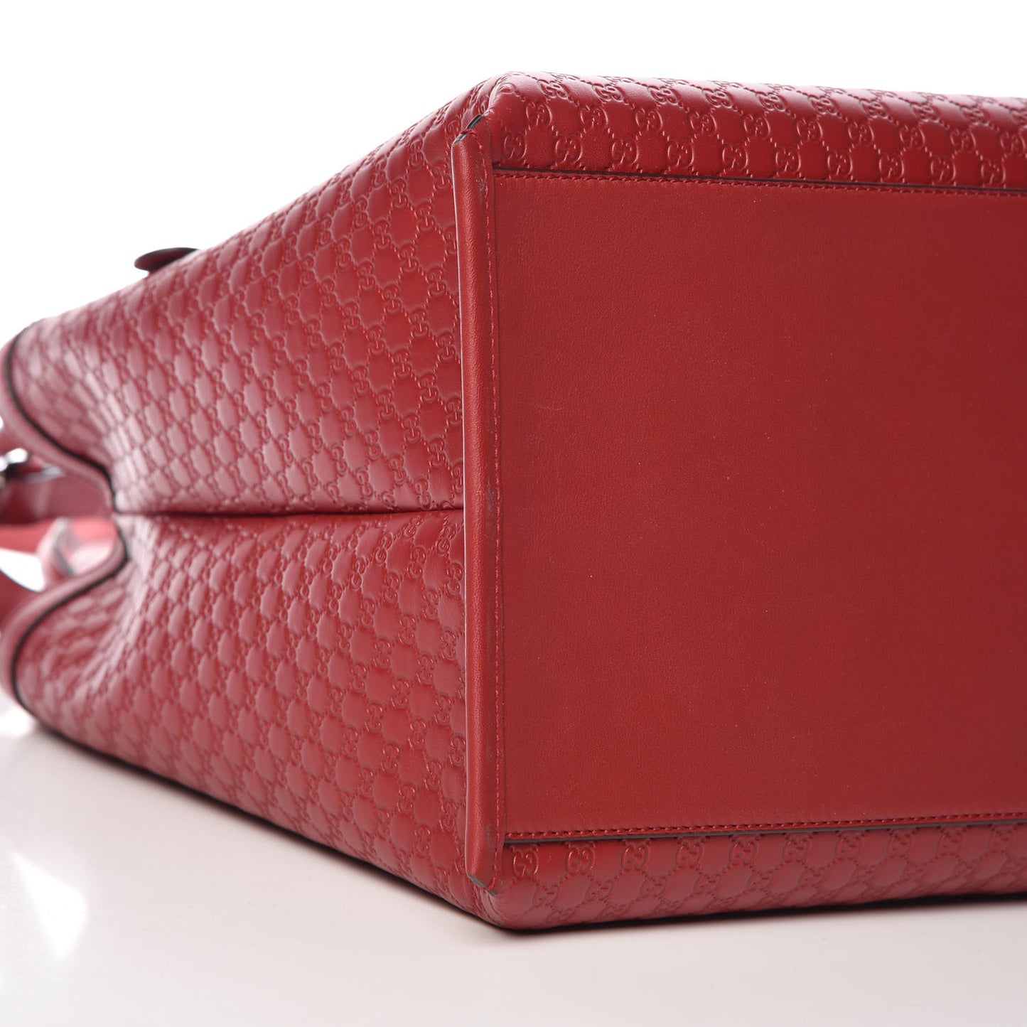 Soft Microguccissima Large Tote Red
