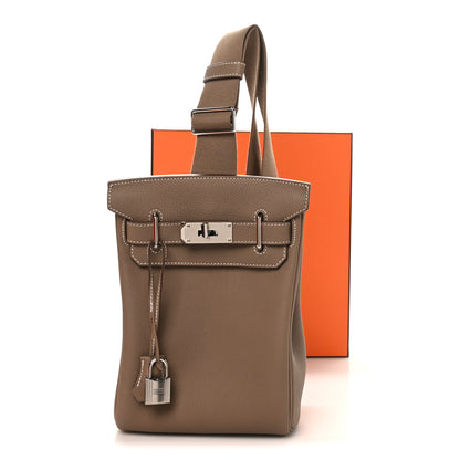 Hermes Togo Hac A Dos PM Backpack Etoupe 10 of 10