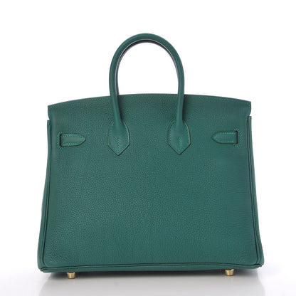 Hermes Togo Birkin 25 Malachite 4 of 35