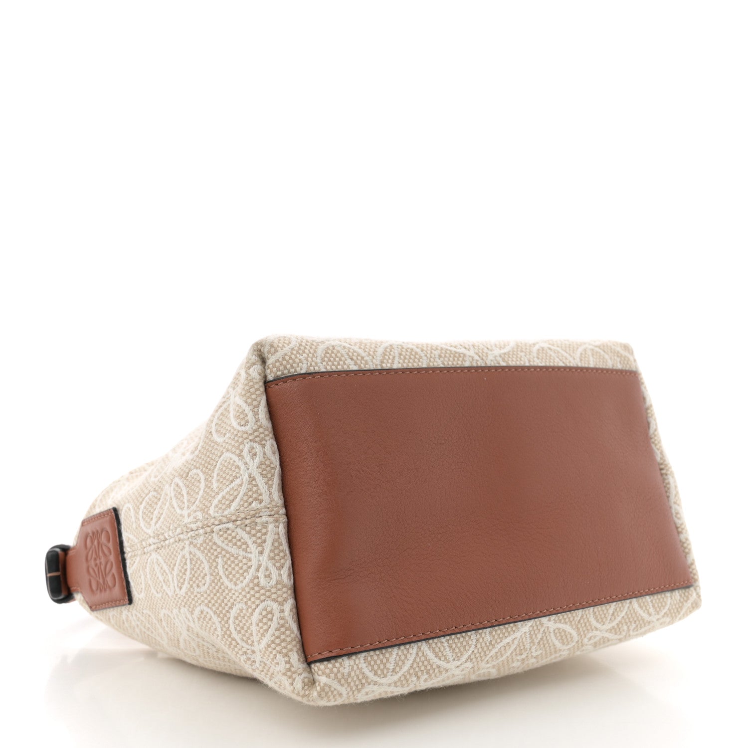 Loewe Jacquard Anagram Calfskin Small Cubi Bag  Ecru Tan 4 of 10