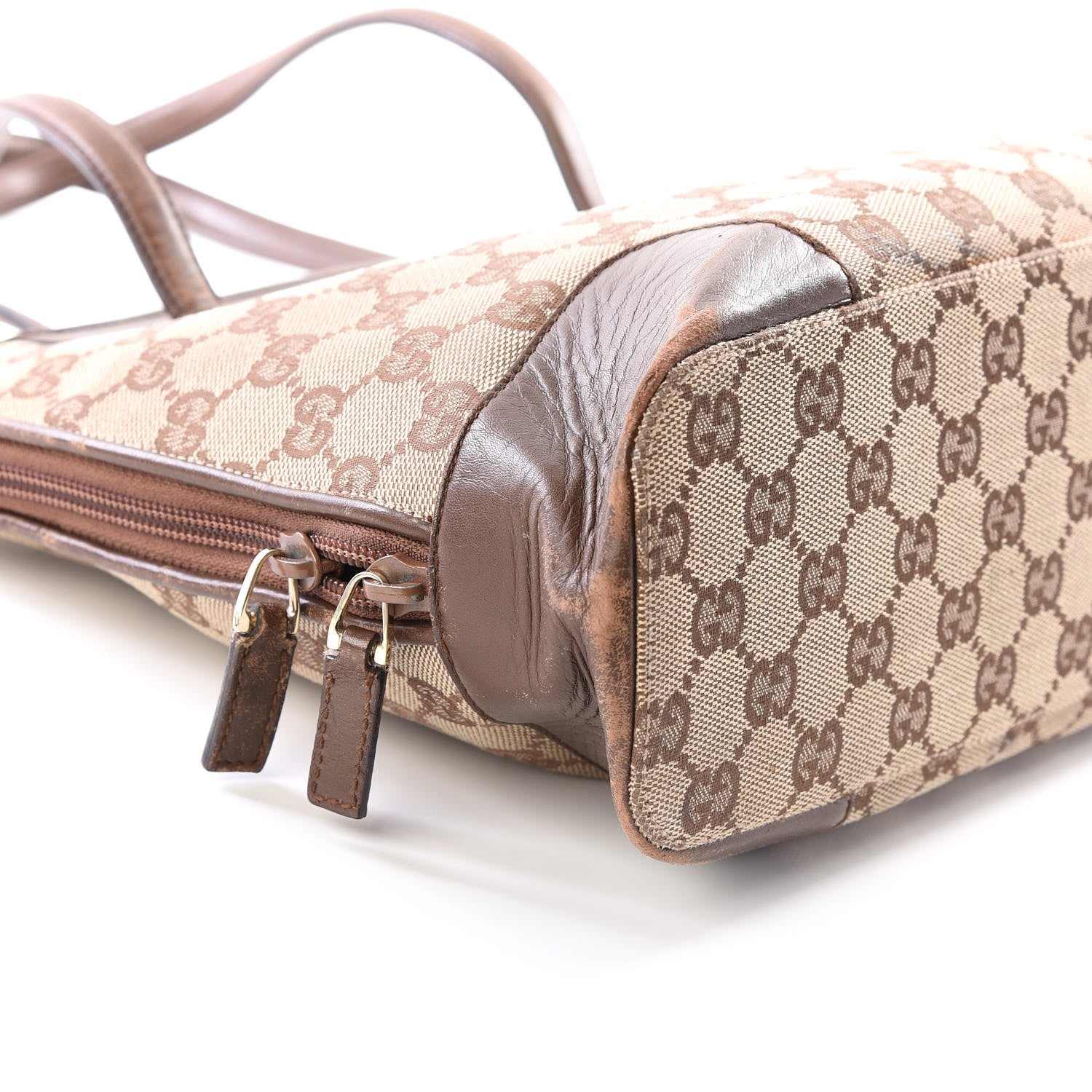 Gucci Monogram Medium Tote Dark Brown 5 of 10
