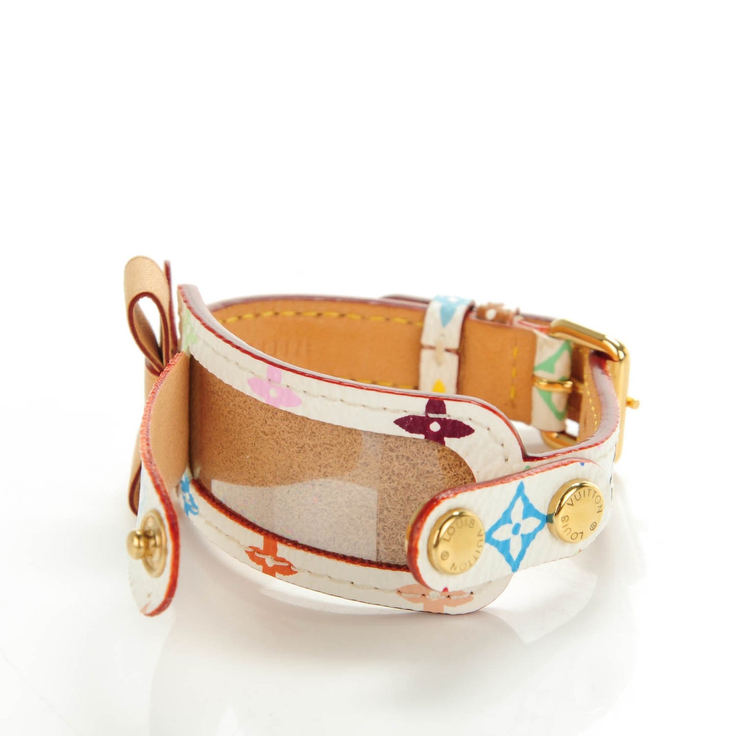 Monogram Multicolor Address Wish Bracelet White