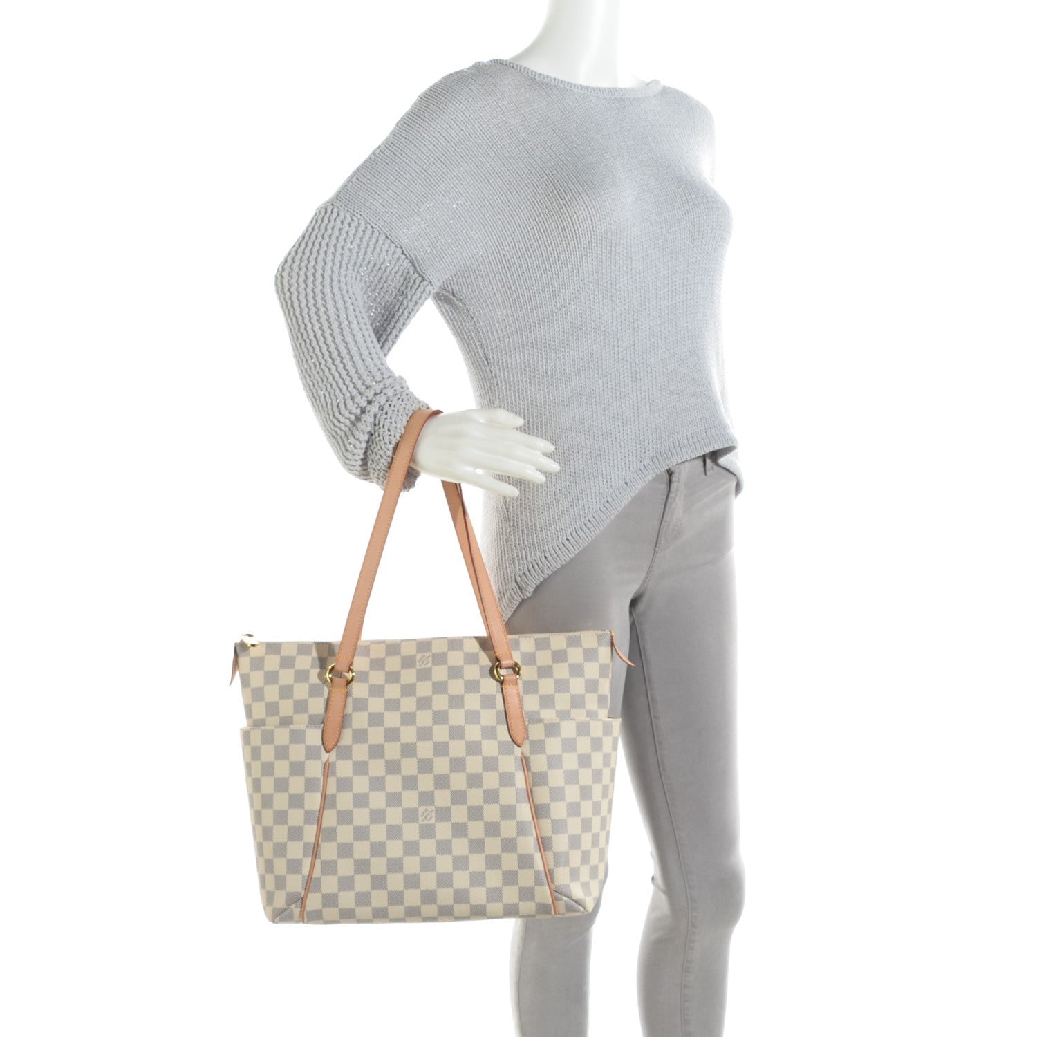 Louis Vuitton Damier Azur Totally MM 2 of 7