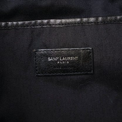 Saint Laurent Canvas City Studded Backpack Black 14 of 15