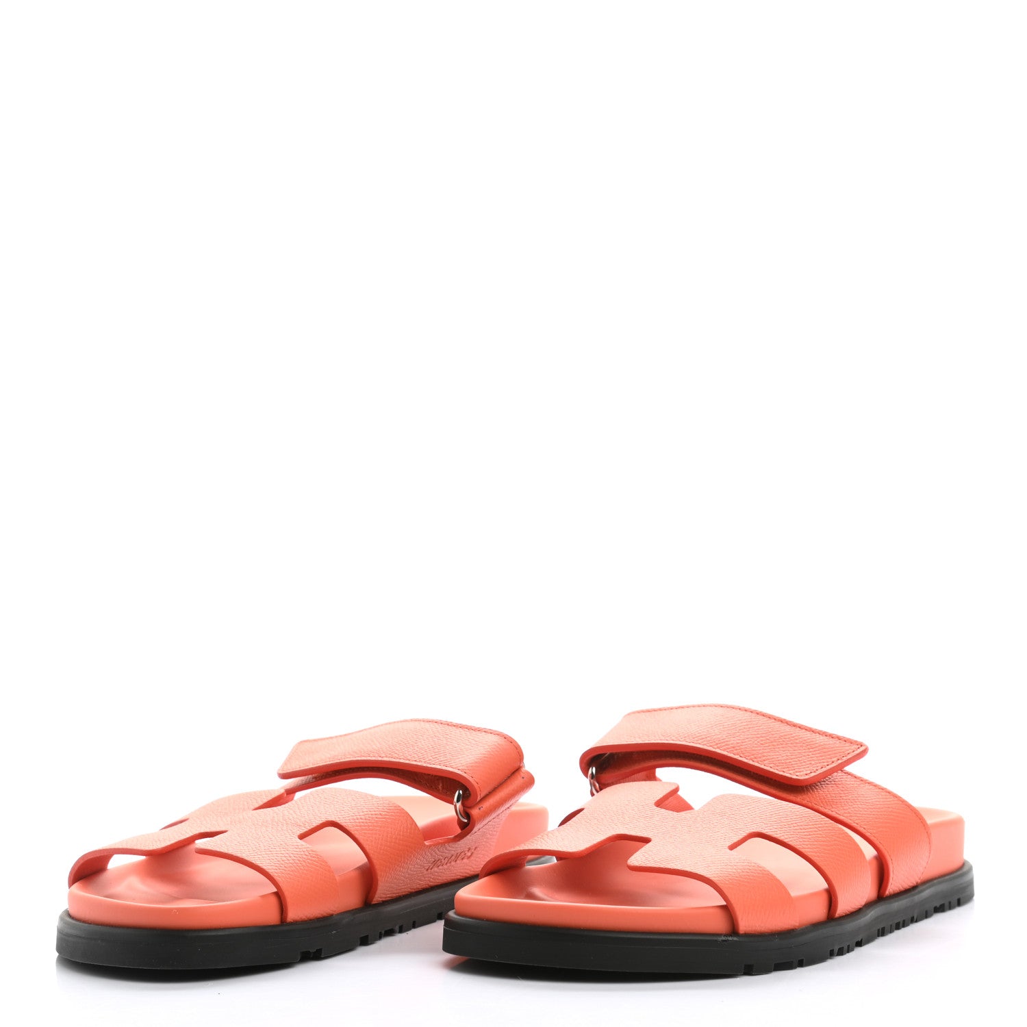 Hermes Epsom Womens Chypre Sandals 36 Rose Sorbert 3 of 10