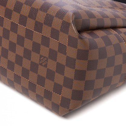 Louis Vuitton Damier Ebene Belmont MM Black 6 of 9