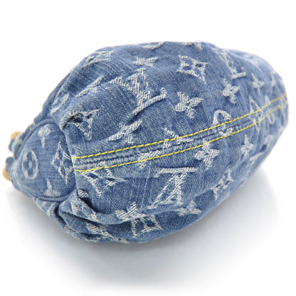 Louis Vuitton Denim Pleaty Blue 4 of 7