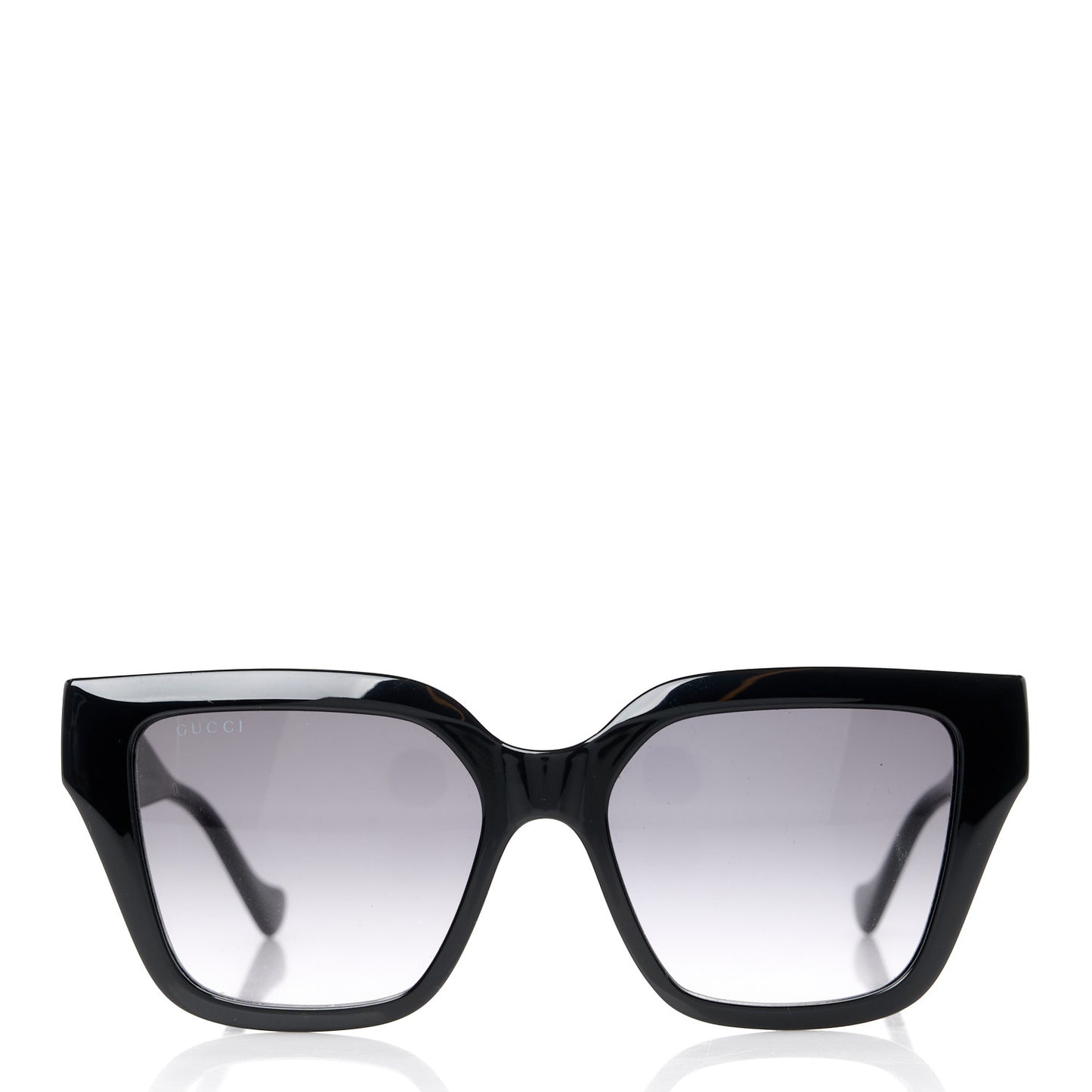 Acetate Square Frame Chain Sunglasses GG1023S Black