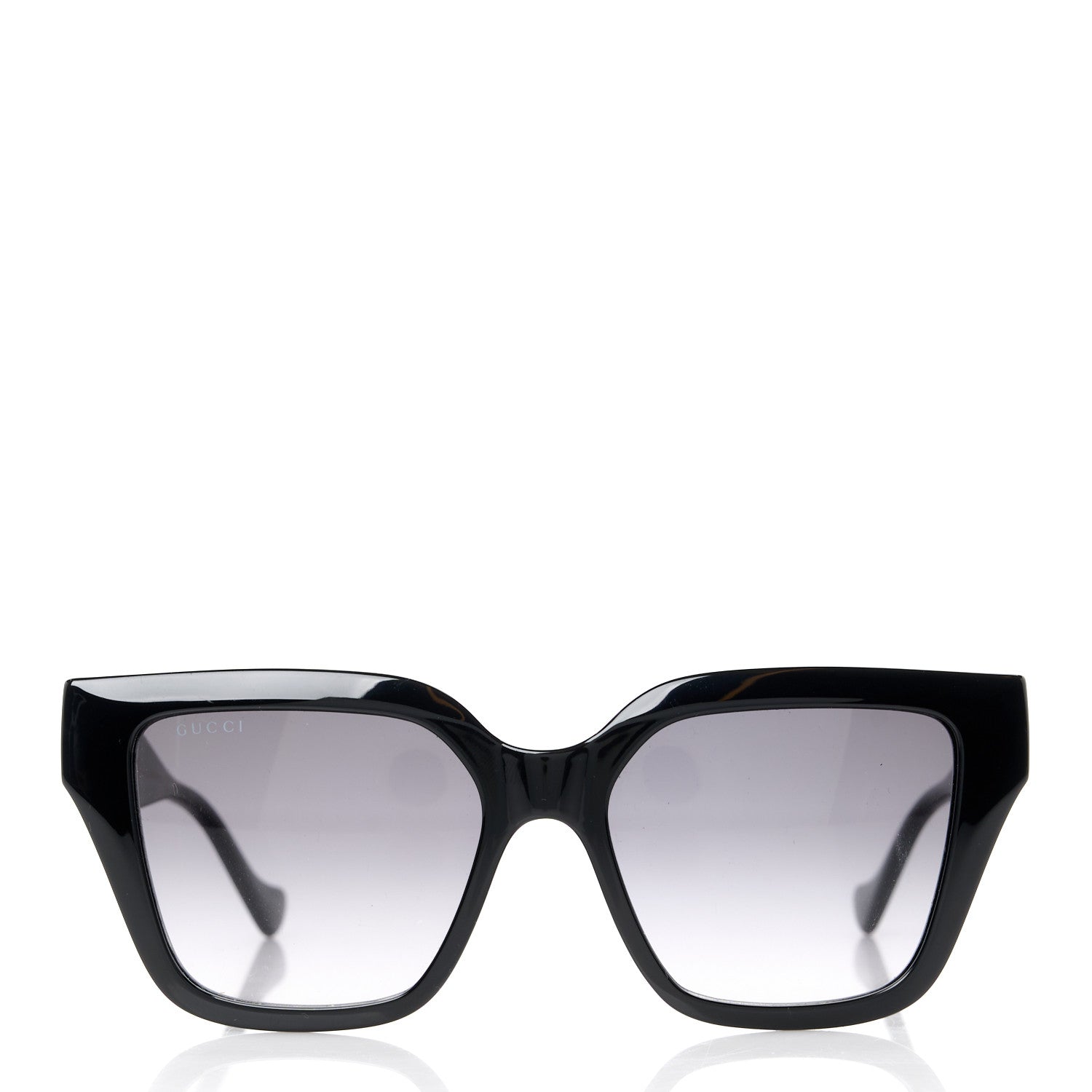 Gucci Acetate Square Frame Chain Sunglasses GG1023S Black 2 of 9